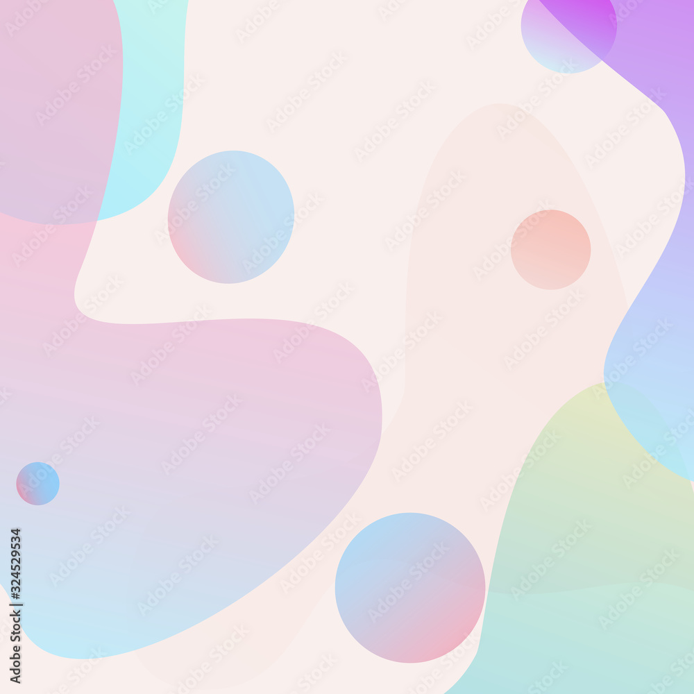 Vector of modern abstract background, soft colors