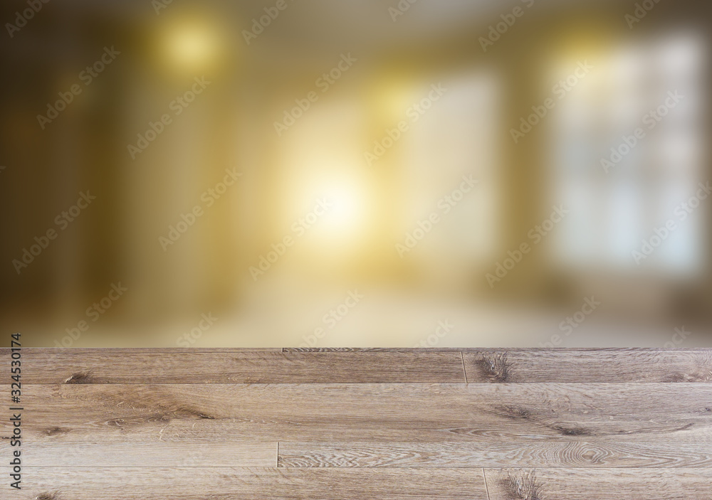 Background with empty wooden table. Flooring Background with empty wooden table. Flooring