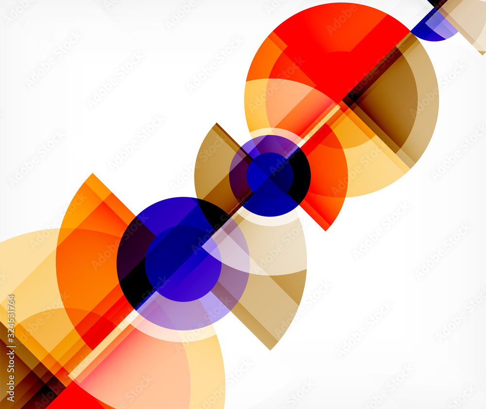 Abstract background, circle and triangle design round shapes overlapping. Geometric trendy template. Vector Illustration For Wallpaper, Banner, Background, Card, Book Illustration, landing page Abstract background, circle and triangle design round shapes overlapping. Geometric trendy template. Vector Illustration For Wallpaper, Banner, Background, Card, Book Illustration, landing page