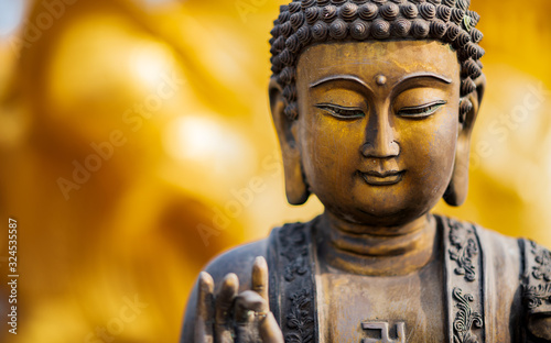 Buddha statue used as amulets of Buddhism religion.