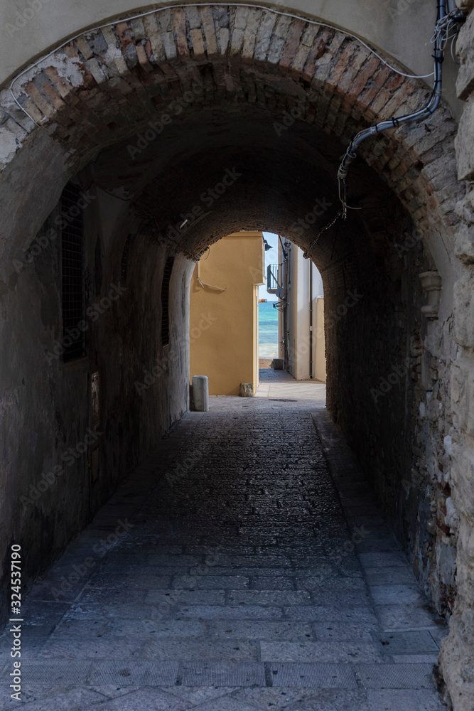 Termoli, Italy, historic town