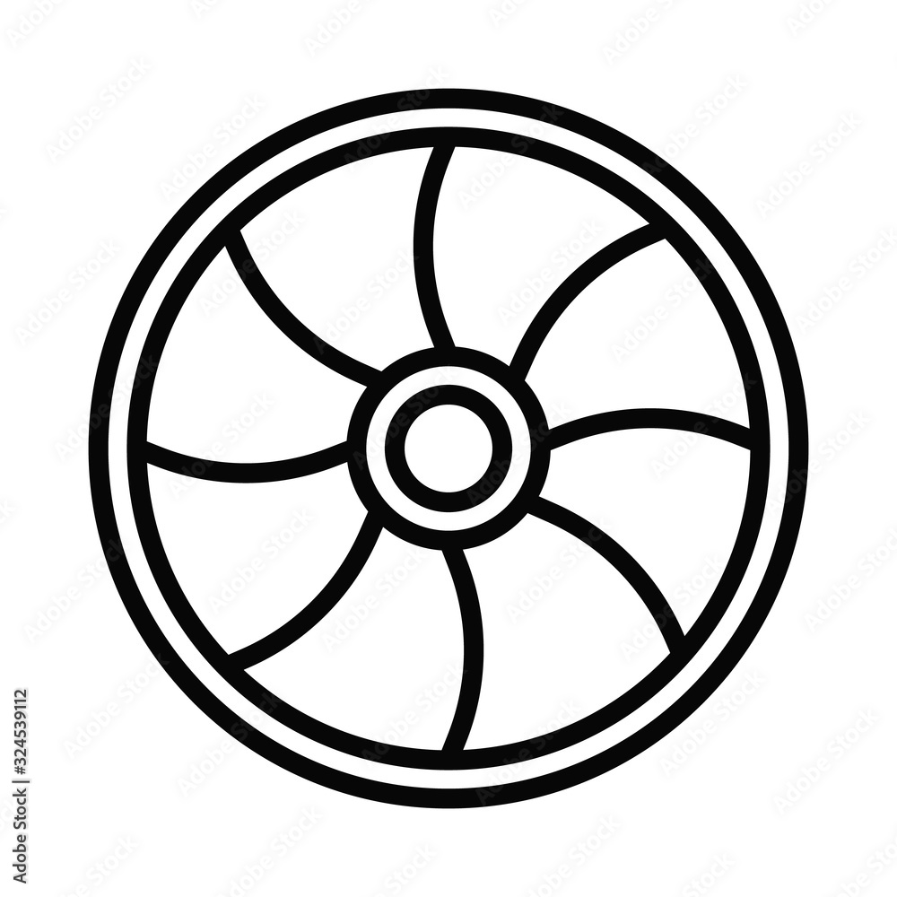 viking design icon line shield viking design icon line shield