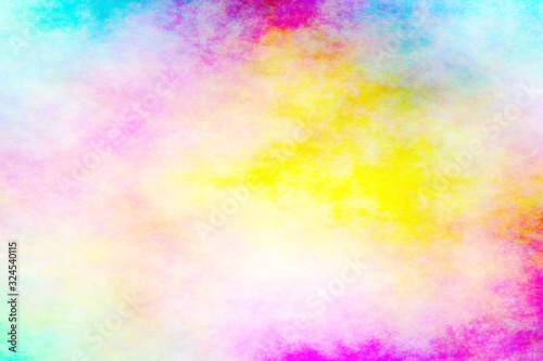 watercolor mix colorful abstract texture background. art painting smooth pastel colors wet effect drawn on paper canvas. 