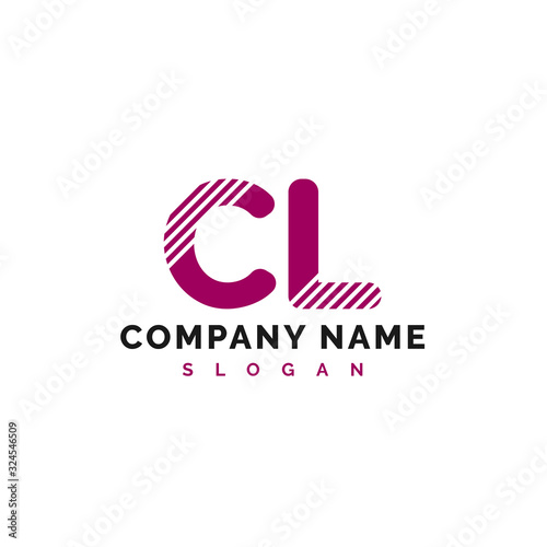 CL Letter Logo Design. CL letter logo Vector Illustration - Vector