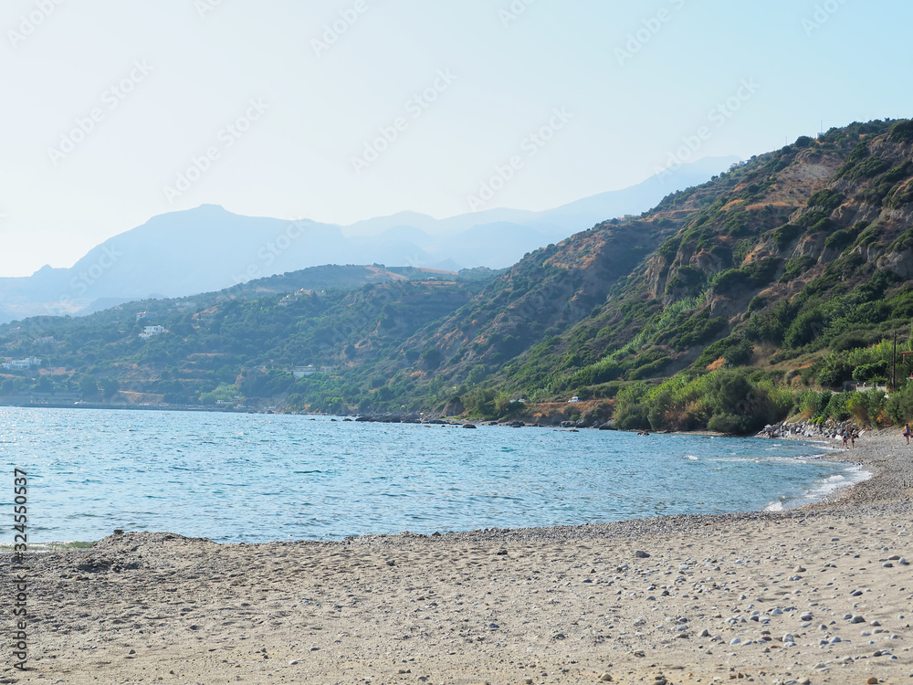 Greece Crete island South Crete Plakias beach Greece Crete island South Crete Plakias beach