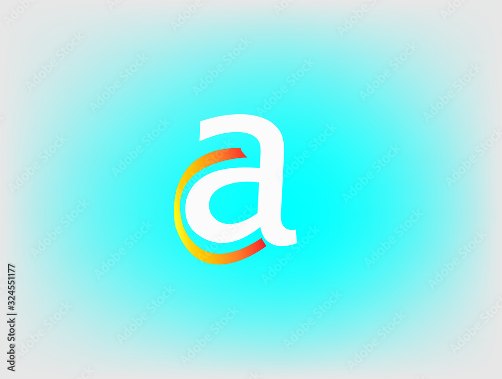 creative A letter logo. this is a vector. creative A letter logo. this is a vector.