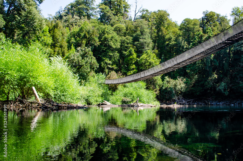 Fototapeta premium bridge over the river