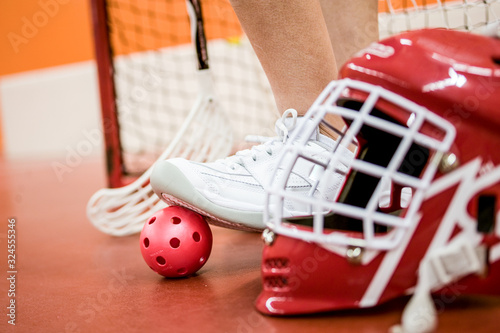 фотографія Sport equipment - floorball