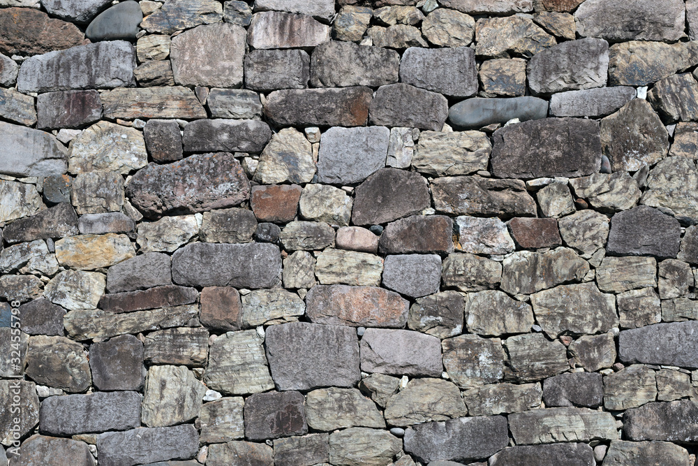 Obraz premium 石積み模様