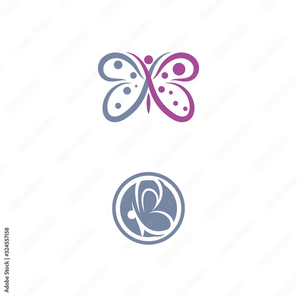 Beauty Butterfly icon design
