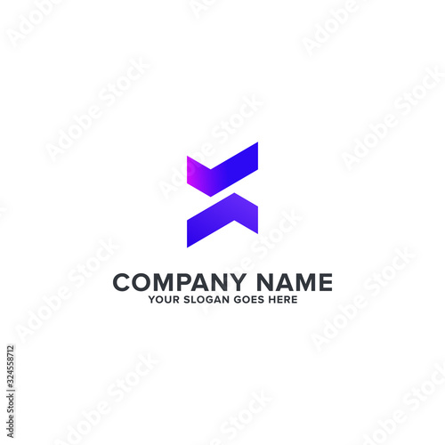 Free Download X Letter Modern Logo Design | X Letter Template - GFXLoad
