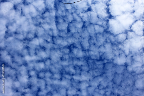 Altocumulus clouds background