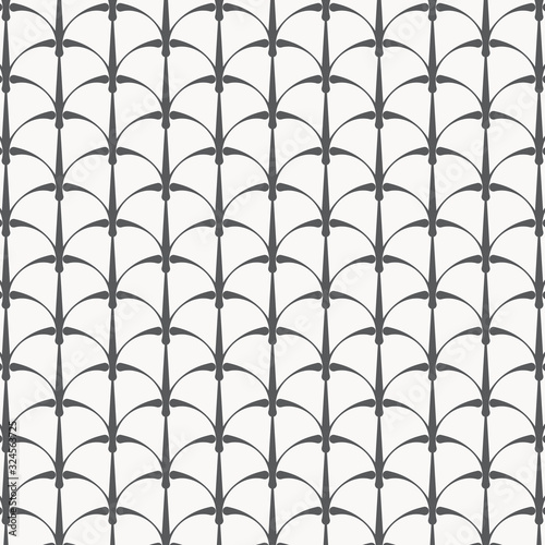 Vector pattern repeating abstract dragonfly or abstract curtains. Graphic clean for fabric, wallpaper, printing. Pattern is on swatches panel