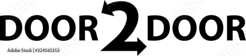 Door to door distribution logo