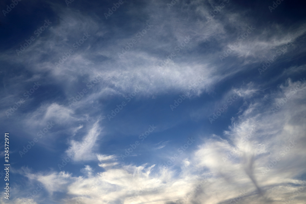 Fototapeta premium Feather clouds background