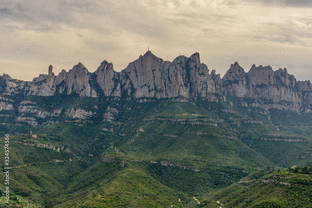 The amazing mountain of Montserrat (Catalonia, Spain)