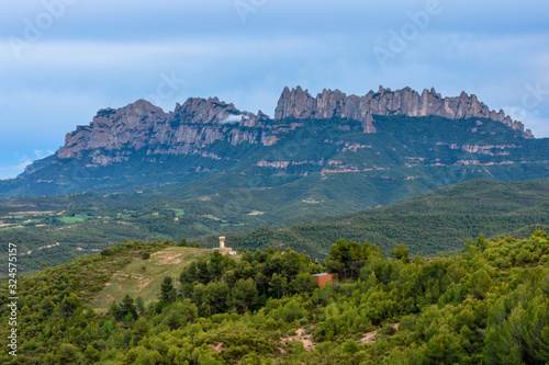 The Mountain of Montserrat  Catalonia  Spain 