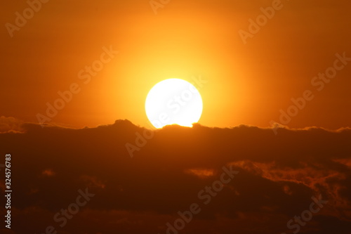 sunrise over Africa, Rwanda