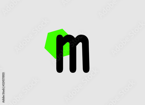 creative m letter logo. this is a vector.