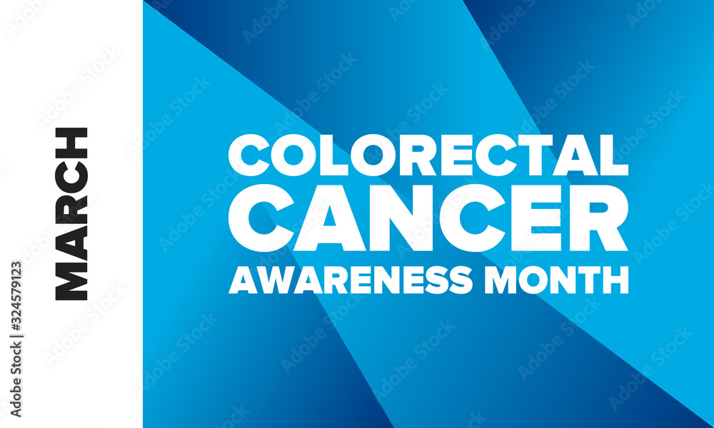Colorectal Cancer Awareness Month. Celebrate annual in March. Control and protection. Prevention campaign. Medical health care concept. Poster with blue ribbon. Banner, background. Vector illustration Colorectal Cancer Awareness Month. Celebrate annual in March. Control and protection. Prevention campaign. Medical health care concept. Poster with blue ribbon. Banner, background. Vector illustration