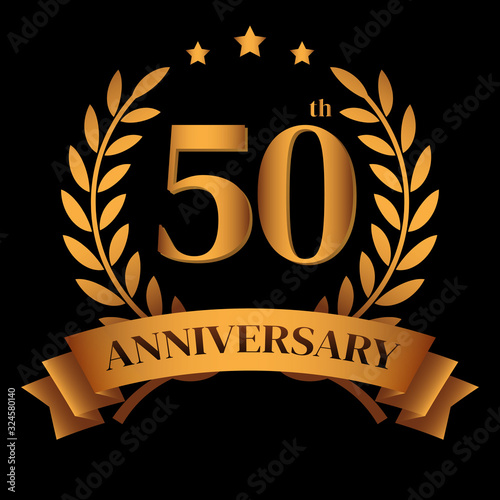 50th golden anniversary logo