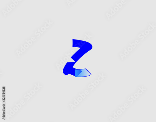 z letter logo. This is a vector.