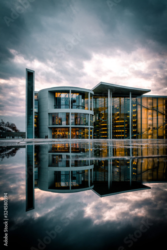 Clouds over the parliament 