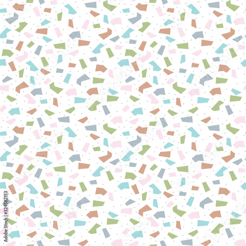 abstract terrazzo background seamless vector pattern