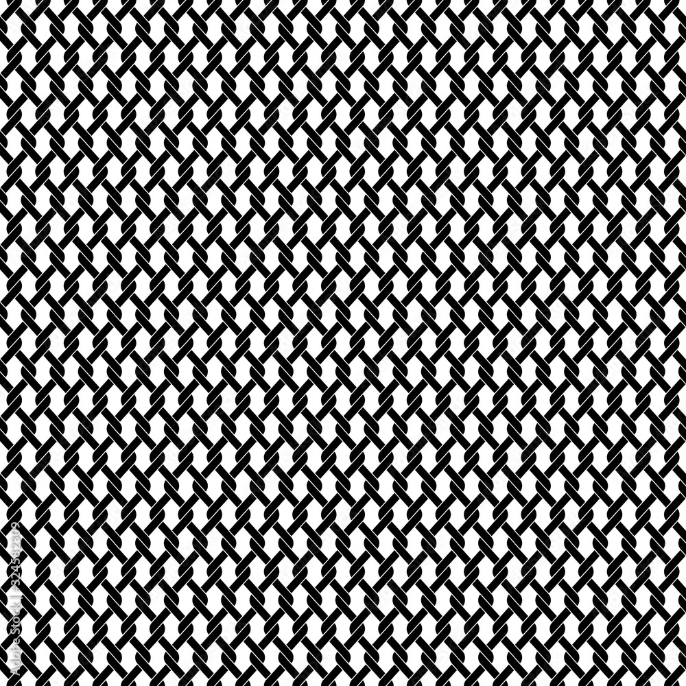black and white chainlink lattice seamless vector background pattern black and white chainlink lattice seamless vector background pattern