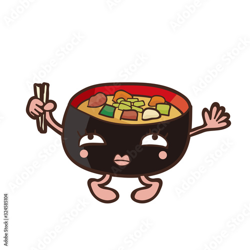 イラスト ：日本の催事　とん汁