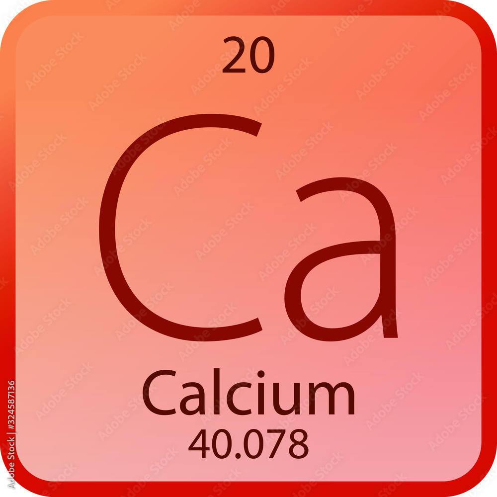 Fototapeta premium calcium icon