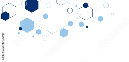 sfondo, grafica, esagoni, chimica, 