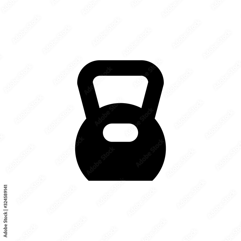 Weight for sport glyph icon Weight for sport glyph icon