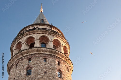 View of the Galatian Tower, Turkey photo