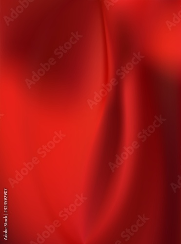 Chic silk scarlet abstract red background. Feminine red pattern with planet's energies in color therapy