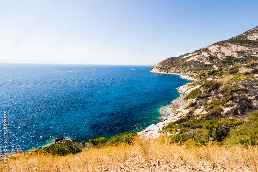 Elba island sea near Chiessi