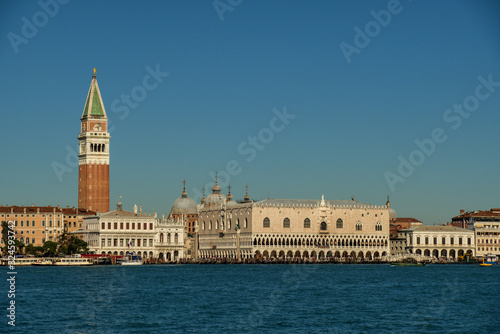 Venice, ITALY – FEBRUARY 6, 2020: Piazza San Marco and Doge's Palace seen from the Giudecca island © REDB4