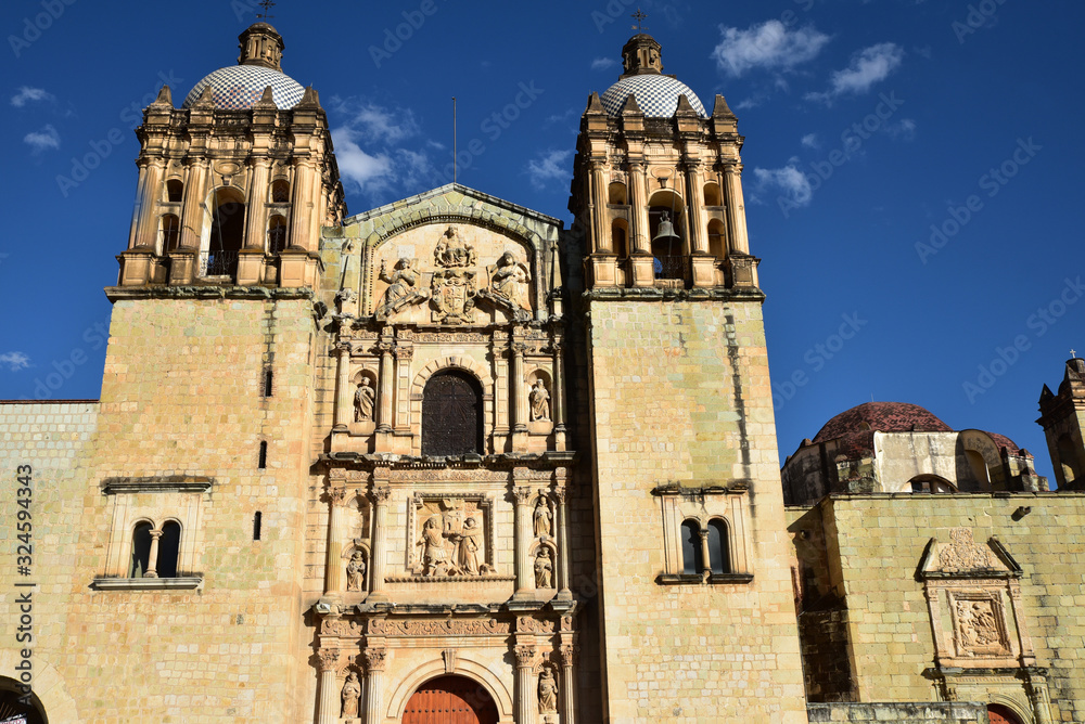 Eglise baroque Santo Domingo à Oaxaca, Mexique
