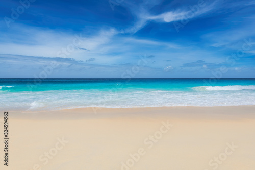 Summer beach and sea  background