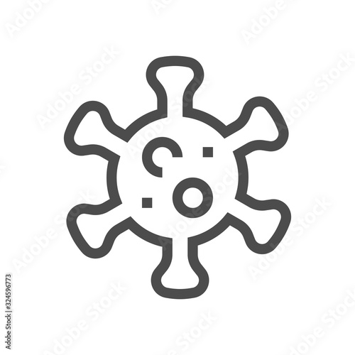 coronavirus vector icon