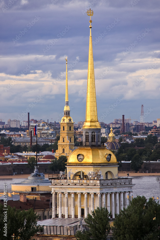 View of the Admiralty. St. Petersburg, Russia