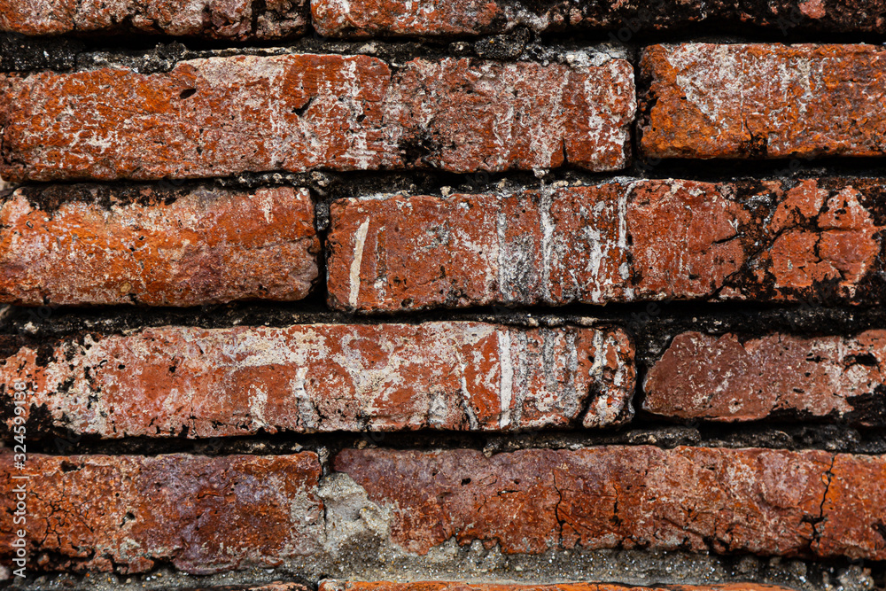 Bright background with old bricks Bright background with old bricks