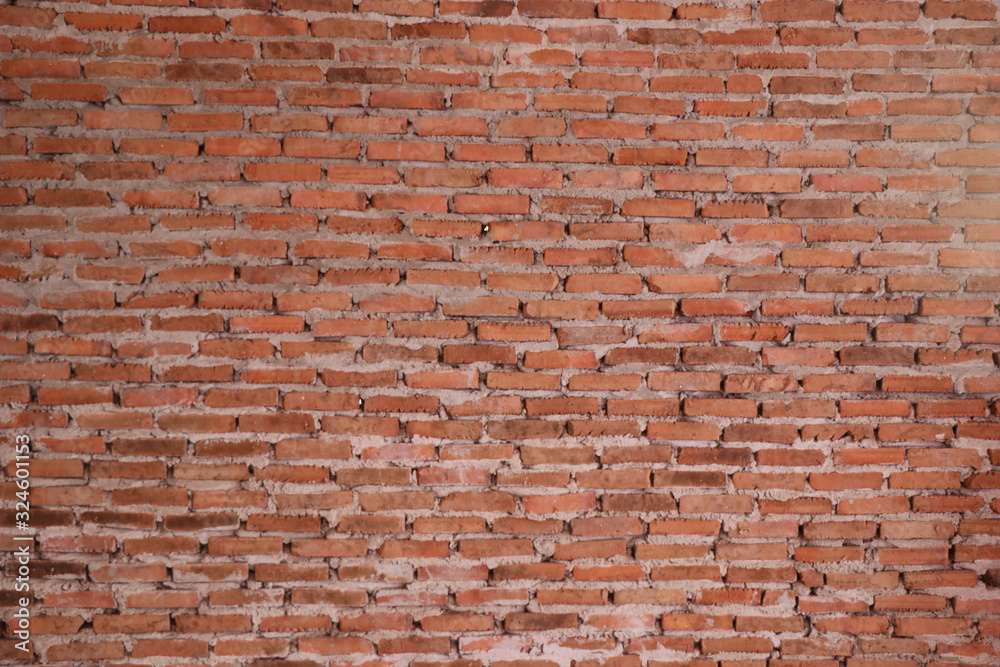 Obraz premium Old red brick wall background