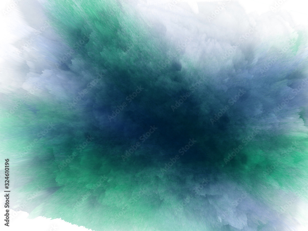 Abstract colorful background 3D render watercolor illustration for background.	