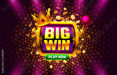 Big Win casino coin, cash machine play now.