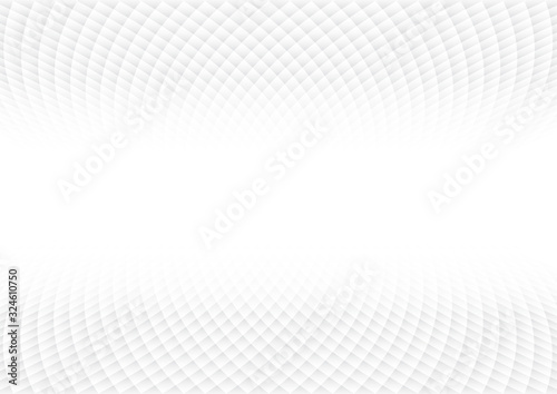 Vector : Abstract white and gray square texture on white background