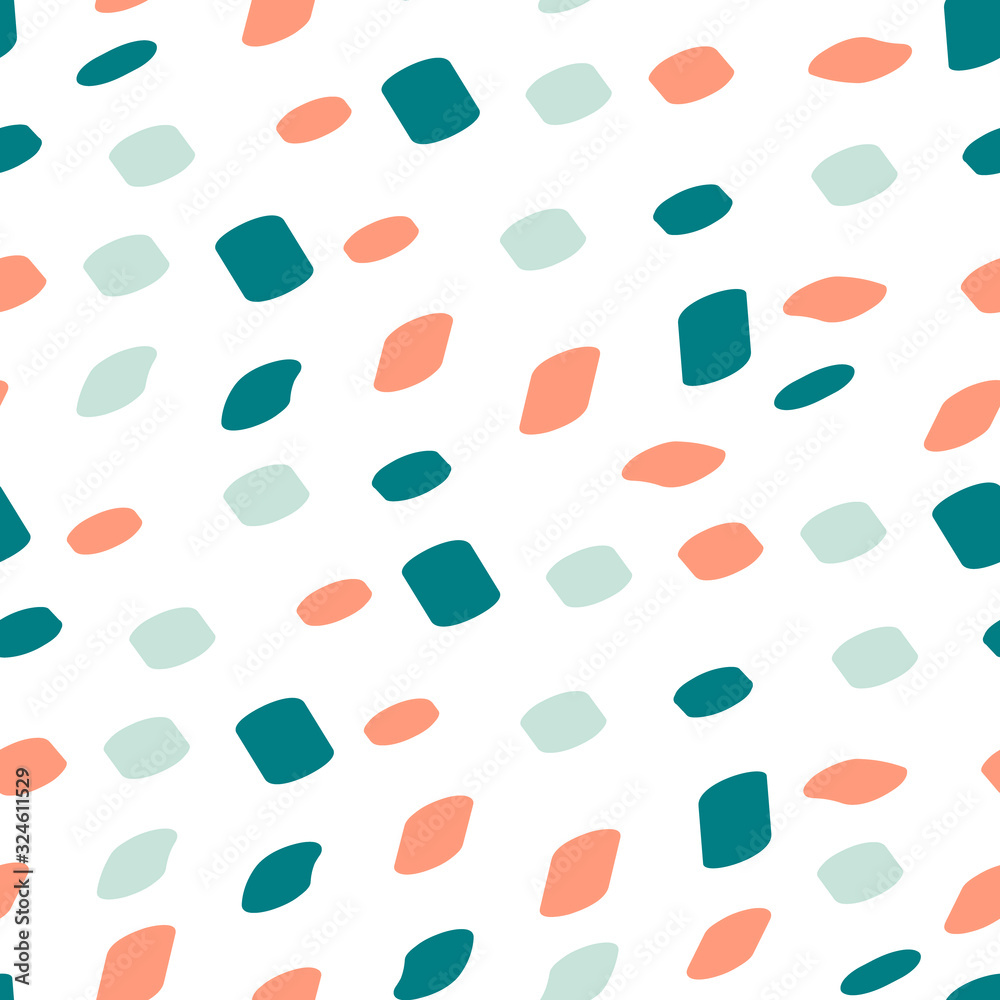 Abstract dotted seamless pattern in pastel colors, raster version. Design for fabric, cover, paper, interior decor and other users Abstract dotted seamless pattern in pastel colors, raster version. Design for fabric, cover, paper, interior decor and other users