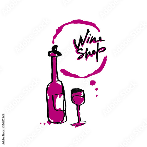 Alcohol shop logo