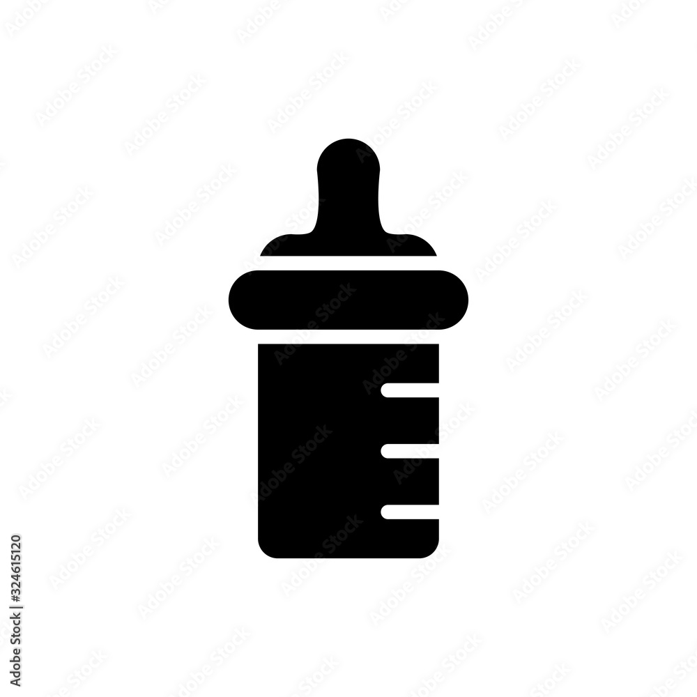 Feeding bottle icon vector trendy Feeding bottle icon vector trendy