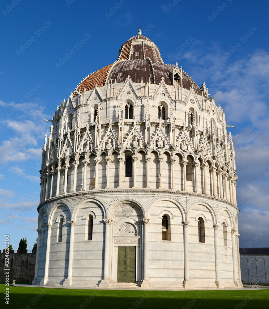 cathedral of pisa, baptistery 